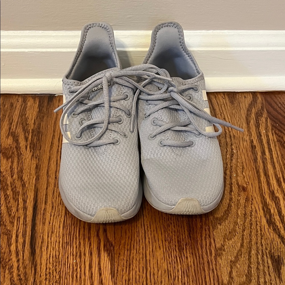 Adidas Light Gray Athletic Shoes